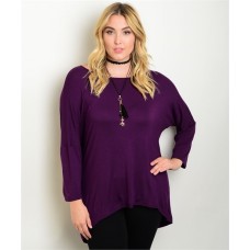 RELAX FIT PURPLE TOP